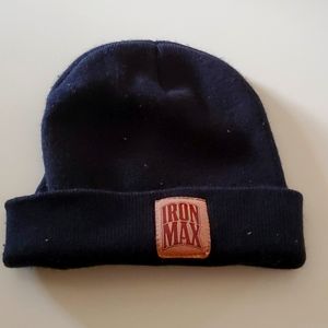 Iron Max Black Beanie